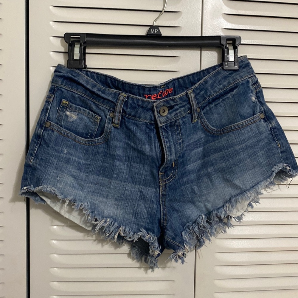 Cheeky jean shorts